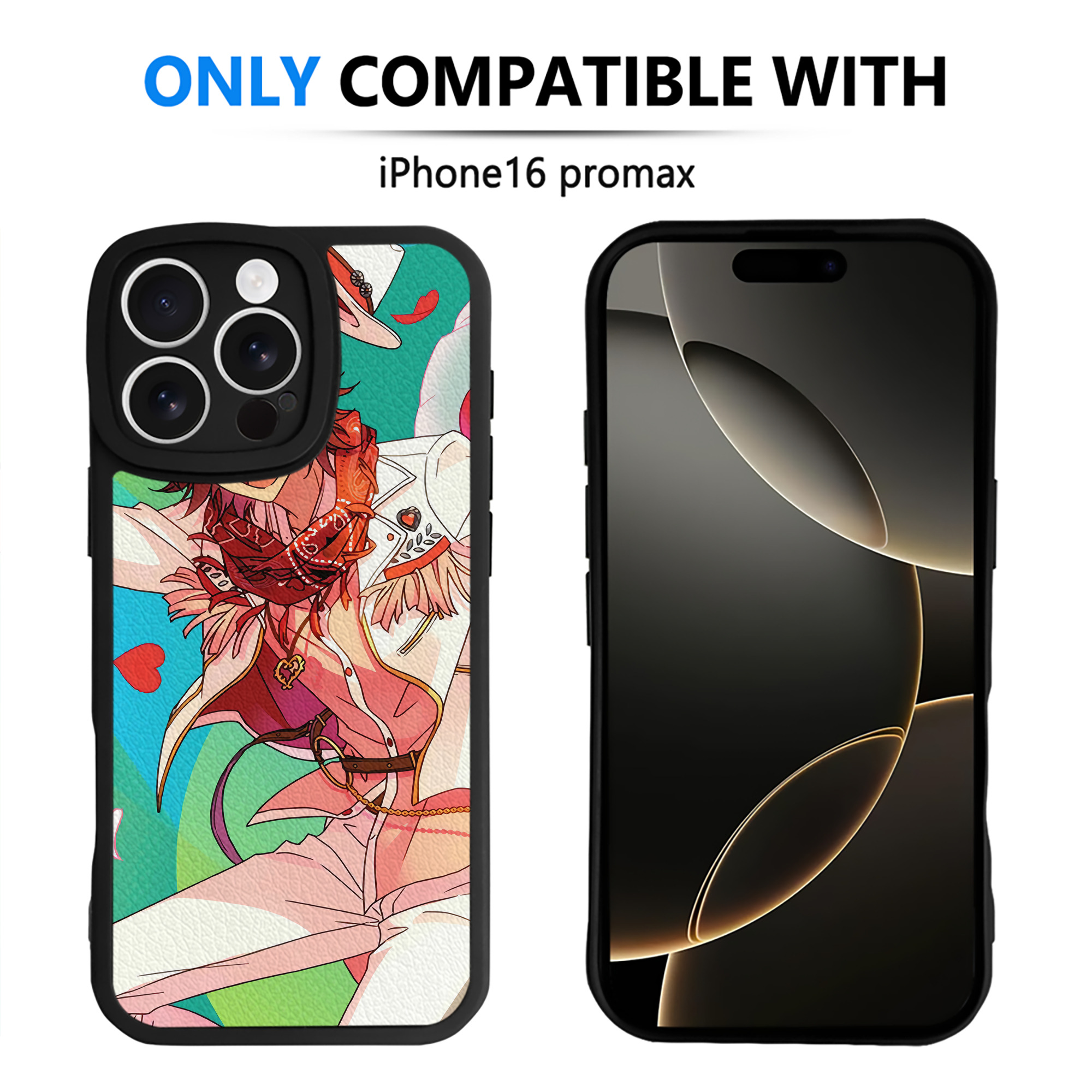 （画像用） あんさんぶるスターズ! Ensemble Stars 【iPhone 16シリーズ対応】シリコンスマホケース（レザー調） 材質：シリコン